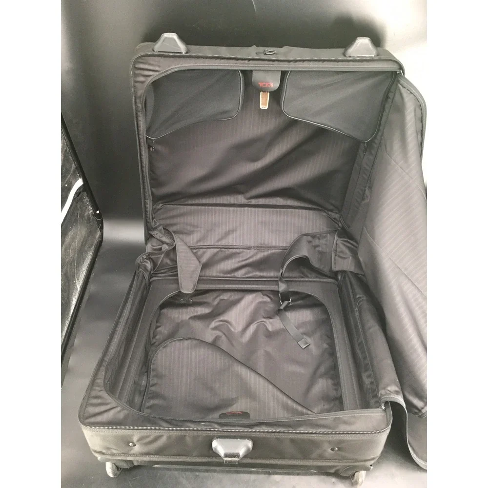 TUMI Alpha 2 Wheeled Garment Bag Carry‎ On Ballistic Nylon Black Travel Luggage